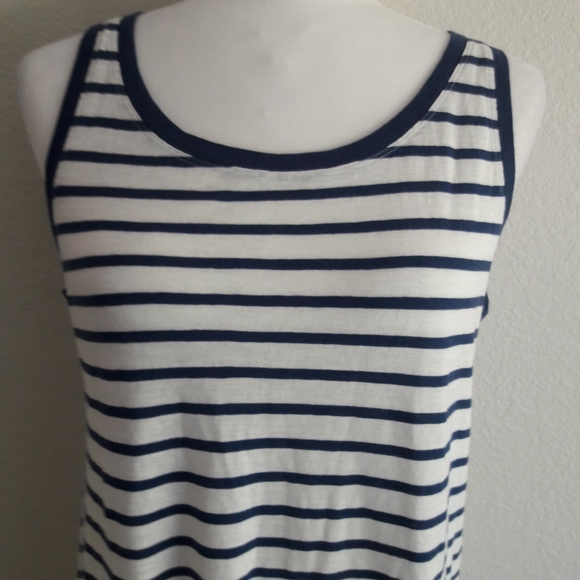 Eileen Fisher Striped Tank Dress - Picture 2 of 6